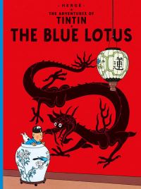 Book Cover for The Blue Lotus by Hergé