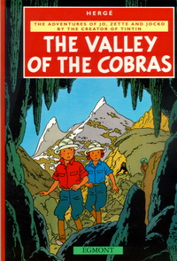 Book Cover for Valley of Cobras by Hergé