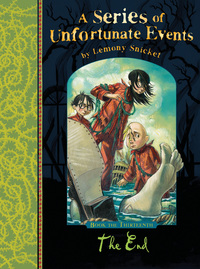 Book Cover for The End by Lemony Snicket, Brett Helquist