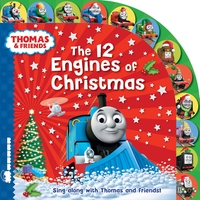Book Cover for The 12 Engines of Christmas by Catherine Shoolbred, Britt Allcroft, W Awdry