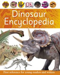 Book Cover for Dinosaur Encyclopedia by Caroline Bingham