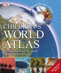 Book Cover for Children's World Atlas by Simon Adams
