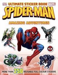 Book Cover for Spider-Man Ultimate Sticker Book Amazing Adventures by DK