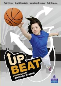 Book Cover for Upbeat. Intermediate Language Builder by Rod Fricker, Ingrid Freebairn, Jonathan Bygrave, Judy Copage