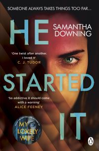 Book Cover for He Started It by Samantha Downing