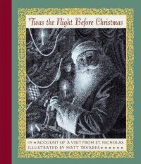Book Cover for 'Twas the Night Before Christmas, or, Account of a Visit from St. Nicholas by Matt Tavares