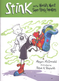 Book Cover for Stink and the World's Worst Super-Stinky Sneakers by Megan McDonald, Peter H Reynolds