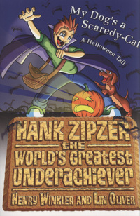 Book Cover for My Dog's a Scaredy-Cat by Henry Winkler, Lin Oliver