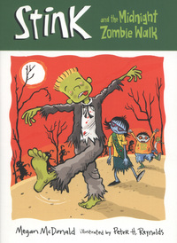 Book Cover for Stink and the Midnight Zombie Walk by Megan McDonald, Peter H Reynolds