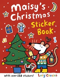 Book Cover for Maisy's Christmas Sticker Book by Lucy Cousins