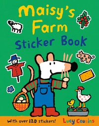 Book Cover for Maisy's Farm Sticker Book by Lucy Cousins