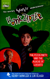 Book Cover for The Pizza Party and the Plague of Locusts by Theo Baker