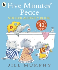 Book Cover for Five Minutes' Peace Sticker Activity Book by Jill Murphy