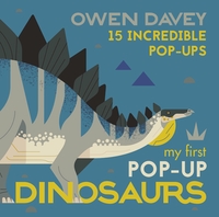 Book Cover for My First Pop-Up Dinosaurs by David Hawcock
