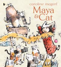 Book Cover for Maya & Cat by Caroline Magerl