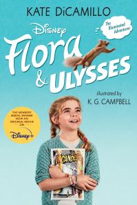 Book Cover for Flora & Ulysses by Kate DiCamillo, Disney Enterprises 1996 