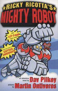 Book Cover for Ricky Ricotta's Mighty Robot by Dav Pilkey, Martin Ontiveros