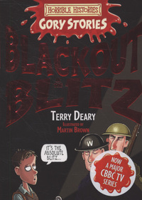 Book Cover for Blackout in the Blitz by Terry Deary, Martin Brown