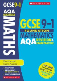 Book Cover for Maths. Foundation Revision and Exam Practice Book for AQA by Naomi Norman
