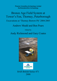 Book Cover for Bronze Age Field System at Tower's Fen, Thorney, Peterborough by Andrew Mudd, Ben Pears, Andrew Richmond, Phoenix Consulting Archaeology, Northamptonshire Archaeology