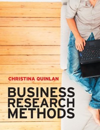 Book Cover for Business Research Methods by Christina Quinlan