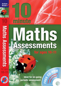 Book Cover for 10 Minute Maths Assessments. For Ages 10-11 by Andrew Brodie