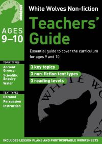 Book Cover for White Wolves Non-Fiction Teachers' Guide. Ages 9-10 by Gill Matthews