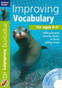 Book Cover for Improving Vocabulary for Ages 8-9 by Andrew Brodie