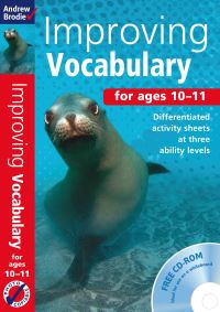 Book Cover for Improving Vocabulary for Ages 10-11 by Andrew Brodie