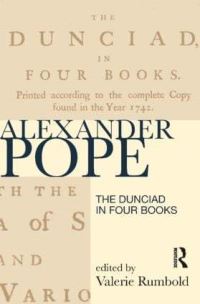 Book Cover for The Dunciad in Four Books by Alexander Pope, Valerie Rumbold