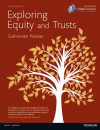 Book Cover for Exploring Equity and Trusts by Sukhninder Panesar