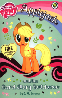 Book Cover for Applejack and the Secret Diary Switcheroo by G M Berrow