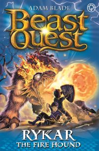 Book Cover for Rykar the Fire Hound by Adam Blade