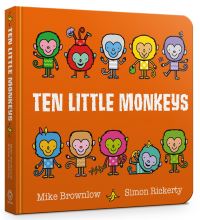 Book Cover for Ten Little Monkeys by Michael Brownlow