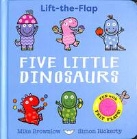 Book Cover for Five Little Dinosaurs by Michael Brownlow