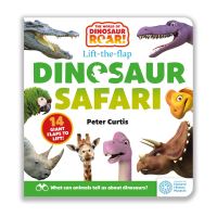 Book Cover for Lift-the-Flap Dinosaur Safari by Peter Curtis, Paul Stickland, England Natural History Museum London