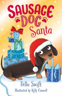 Book Cover for Sausage Dog Santa by Bella Swift