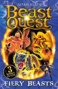 Book Cover for Fiery Beasts by Adam Blade, Adam Blade