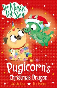 Book Cover for Pugicorn's Christmas Dragon by Matilda Rose