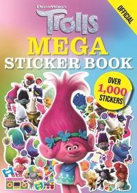 Book Cover for Trolls: Mega Sticker Book by Official Trolls