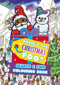 Book Cover for Where's the Christmas Poo? A Search and Find Colouring Book by Alex Hunter