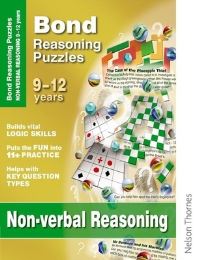 Book Cover for Bond Reasoning Puzzles. 9-12 Years Non-Verbal Reasoning by Lynn Adams