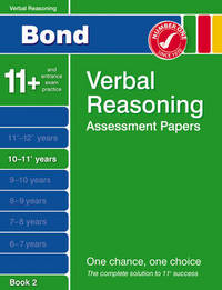 Book Cover for Bond Verbal Reasoning Assessment Papers 10-11+ Years Book 2 by Jane Bayliss