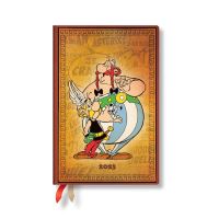 Book Cover for Asterix & Obelix (The Adventures of Asterix) Mini 12-Month Horizontal Hardback Dayplanner 2025 (Elastic Band Closure) by Paperblanks