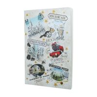 Book Cover for The Wizarding World (Harry Potter Collection) A4 Lined Cahier by Paperblanks