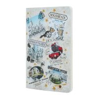 Book Cover for The Wizarding World (Harry Potter Collection) A6 Lined Cahier by Paperblanks