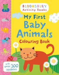 Book Cover for My First Baby Animals Colouring Book by Lesley Grainger