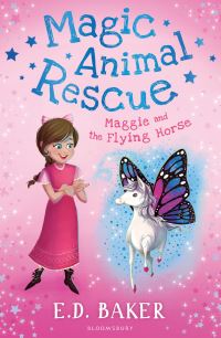 Book Cover for Maggie and the Flying Horse by E D Baker