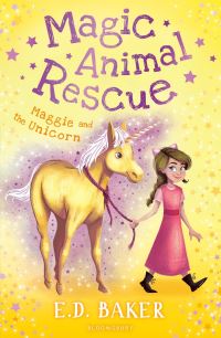 Book Cover for Maggie and the Unicorn by E D Baker