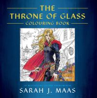 Book Cover for Throne of Glass Colouring Book by Sarah J Maas